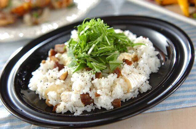 カマンベールチーズの混ぜご飯