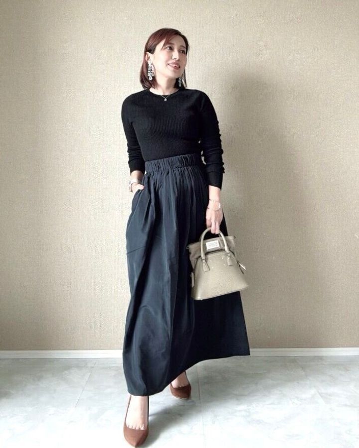 ボリュームギャザースカート ユニクロ