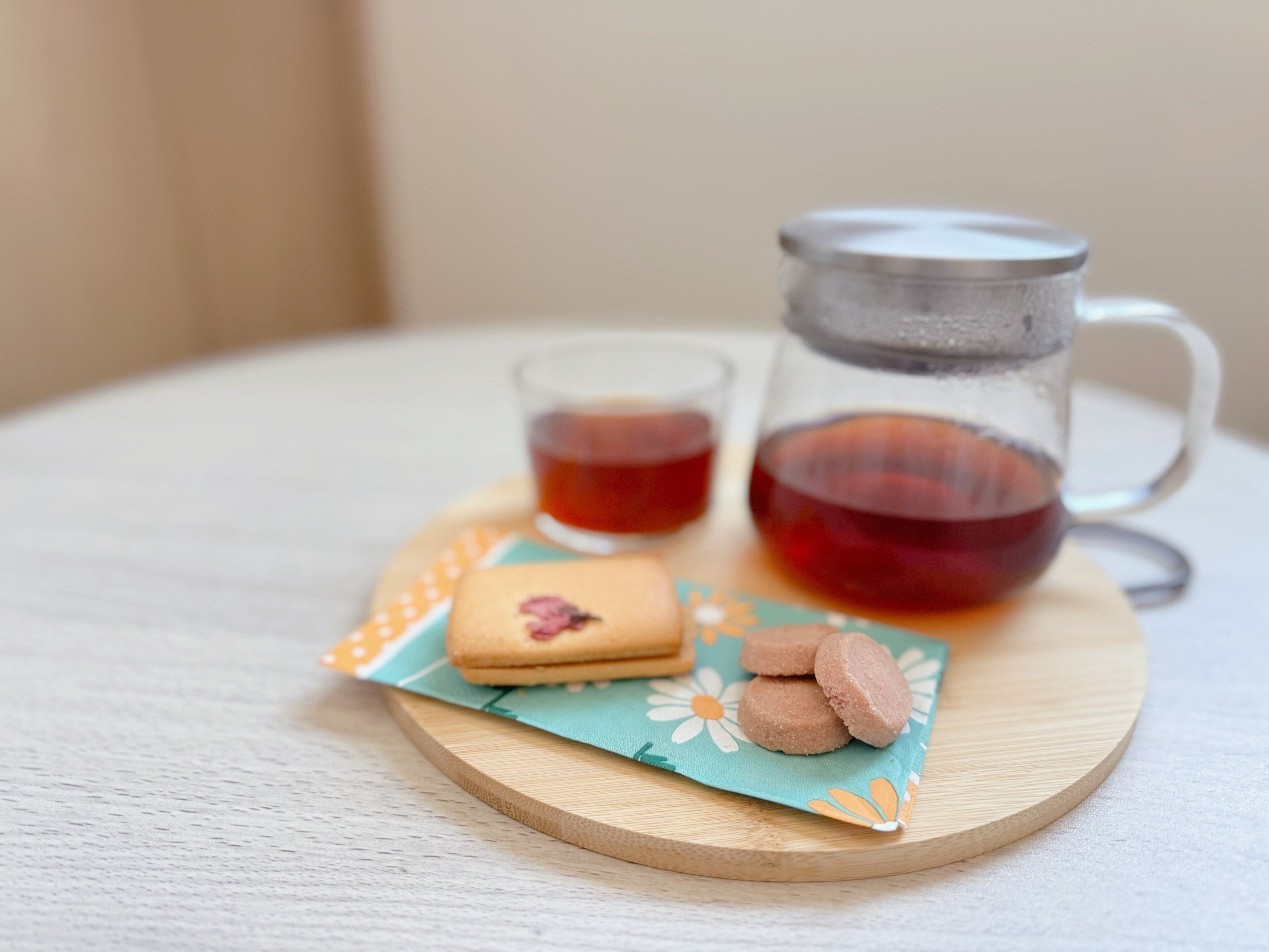 トレーにもなってティータイムも充実！