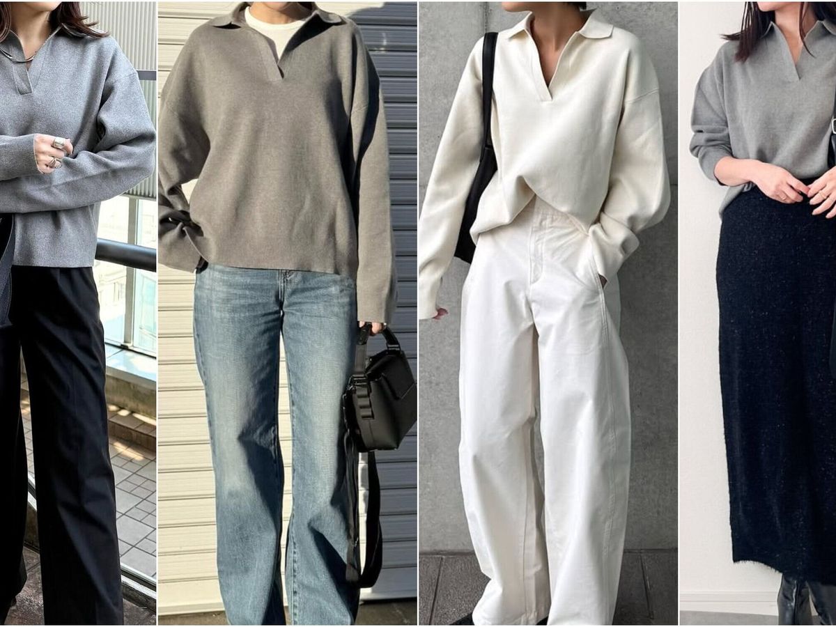 【ユニクロ】バズり中の「ポロセーター」知ってる?オシャレさんの着こなしをチェック