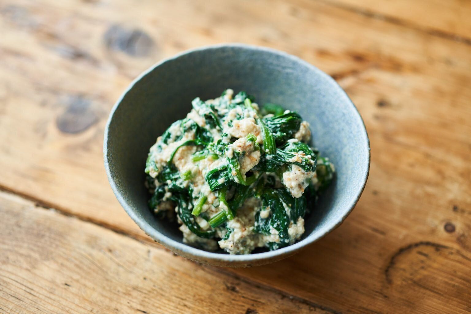 ほうれん草のぱぱっと白和え