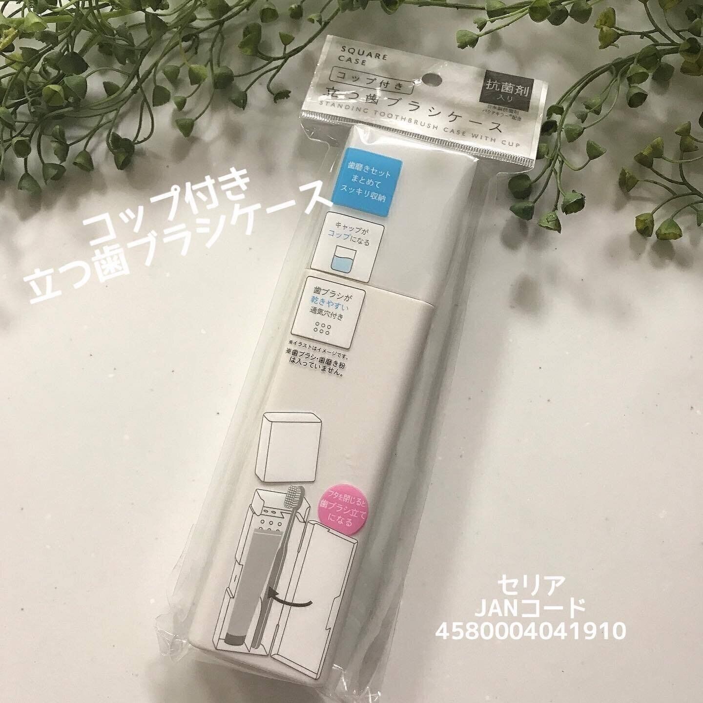【セリア】これひとつでOK！「立つ歯ブラシケース」