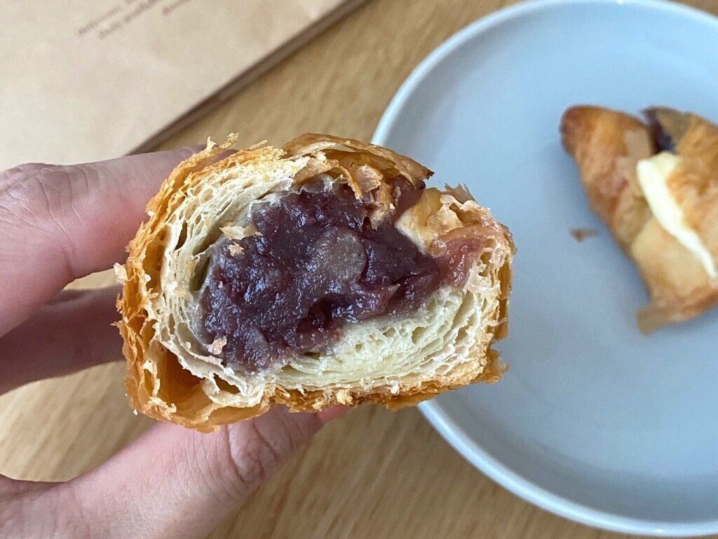 自家炊きあんことバターのクロワッサン
