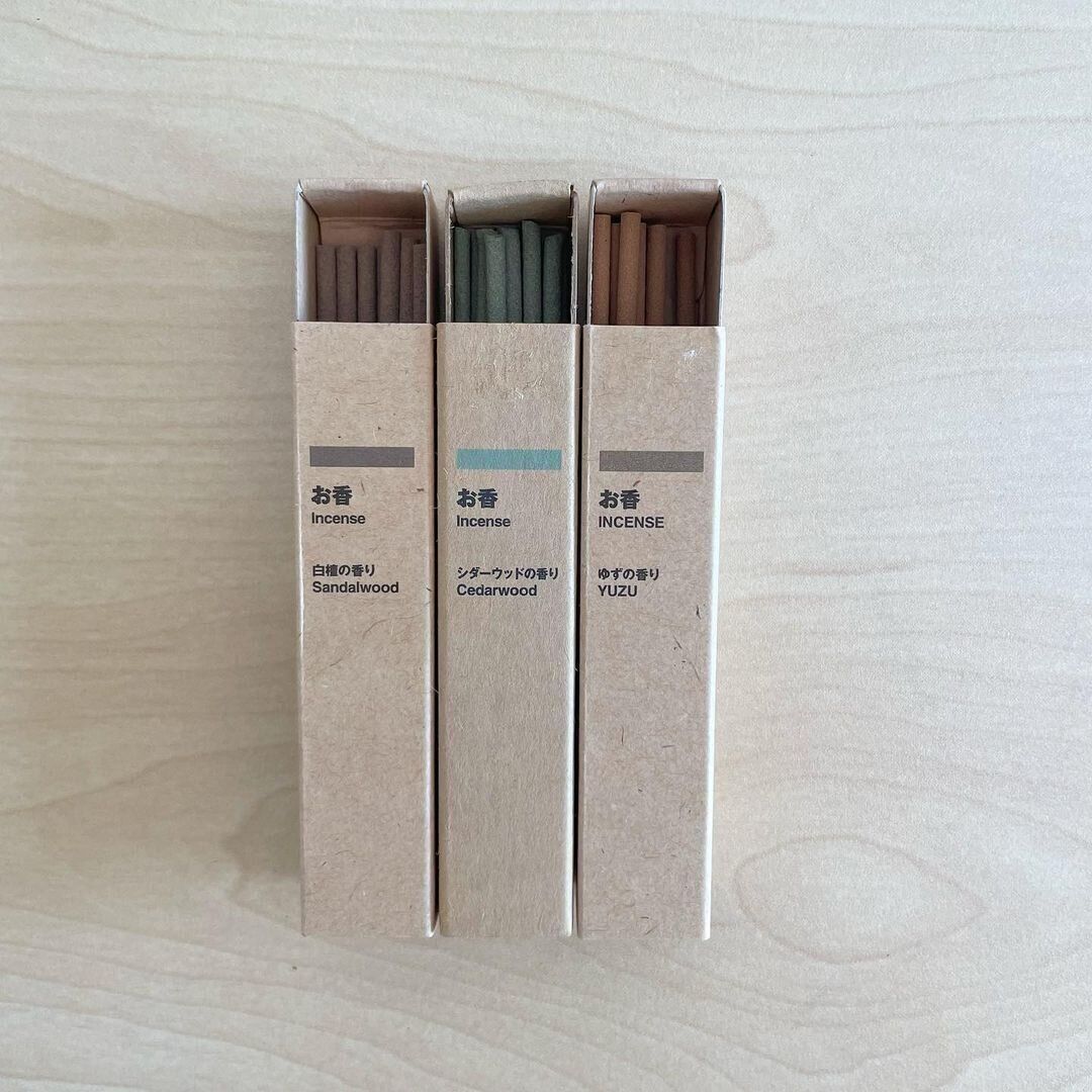 【無印良品】どれも落ち着いてよき！お香