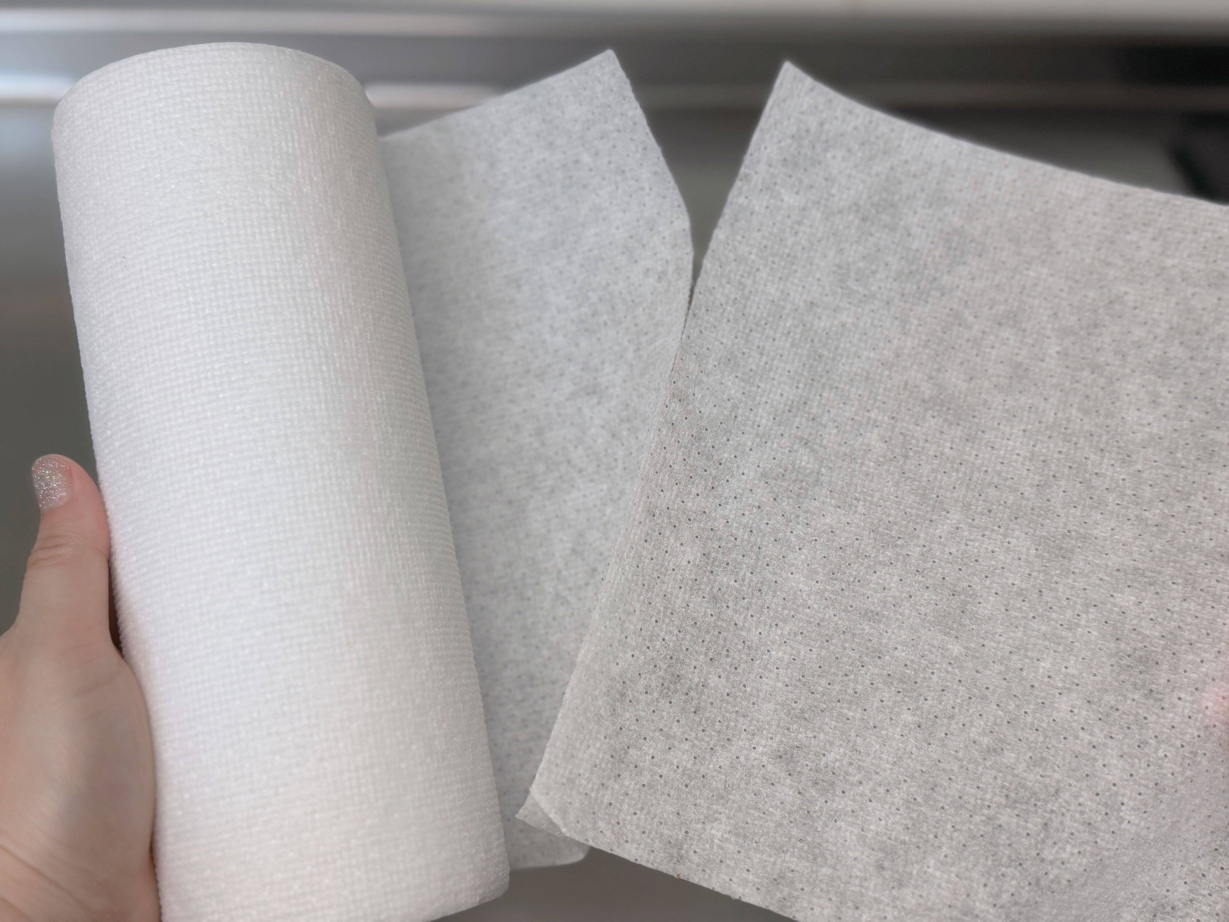 ロール状で切って使えるからかさばらない！