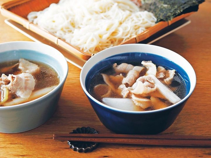 脱マンネリ 外食気分を味わえる つけ麺屋風豚バラそうめん サンキュ 脱マンネリ 外食気分を味わえる つけ麺屋風豚バラそうめん サンキュ