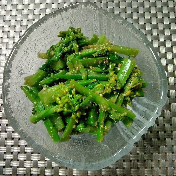 スティックセニョールのごま和え