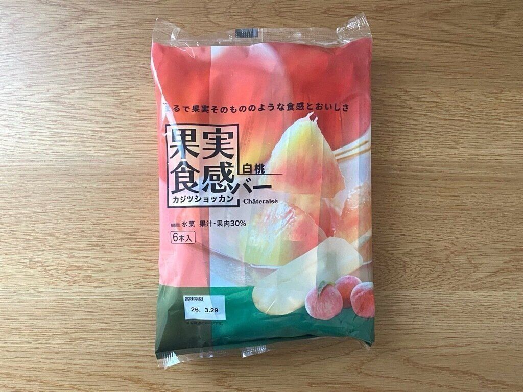 果実食感バー白桃