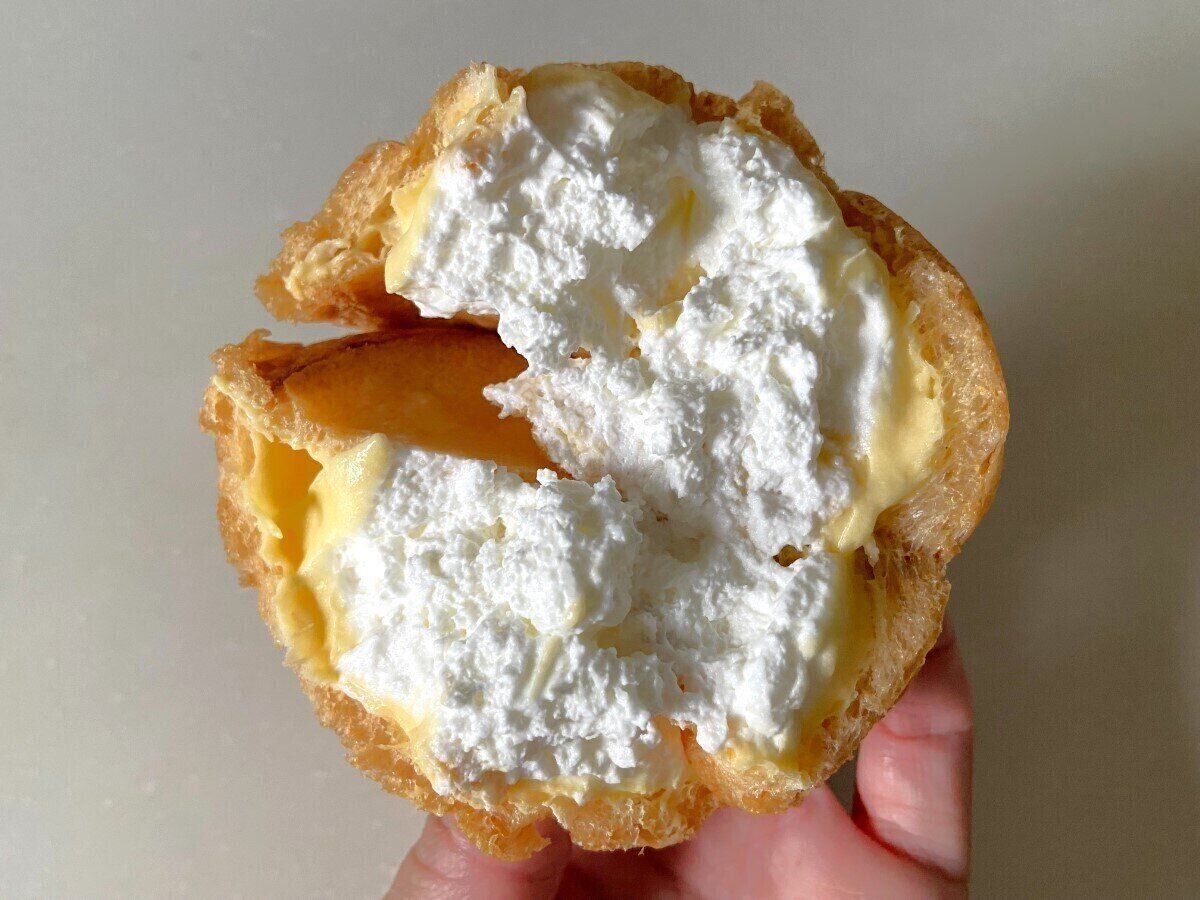 クリームたっぷり