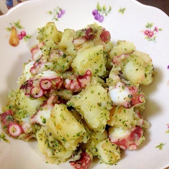 タコとジャガイモのジェノベーゼ