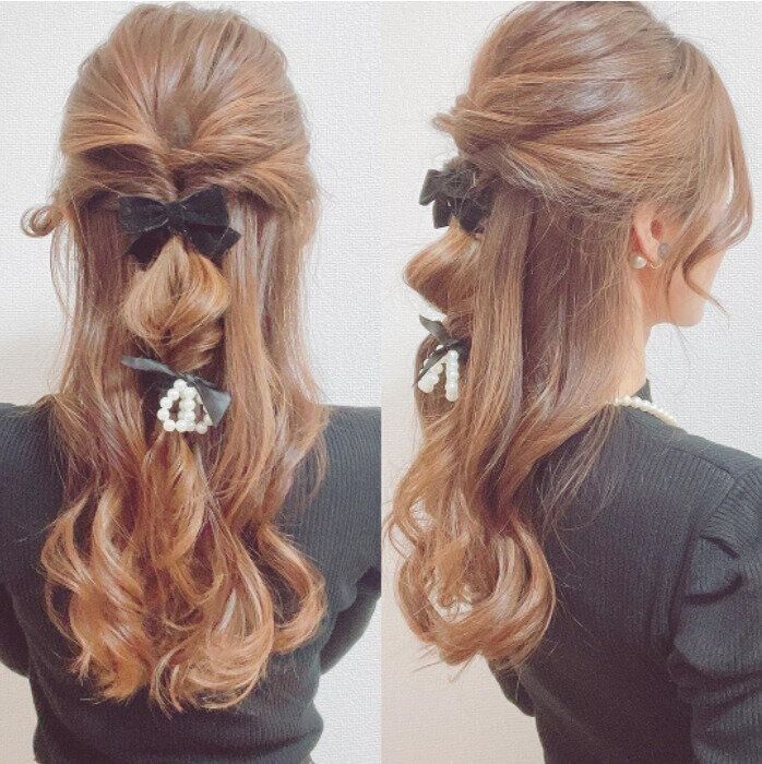 40代女性似合うヘアアレンジ 22最新 不器用でも簡単にかわいくなれるヘアアレンジアイデア集 サンキュ