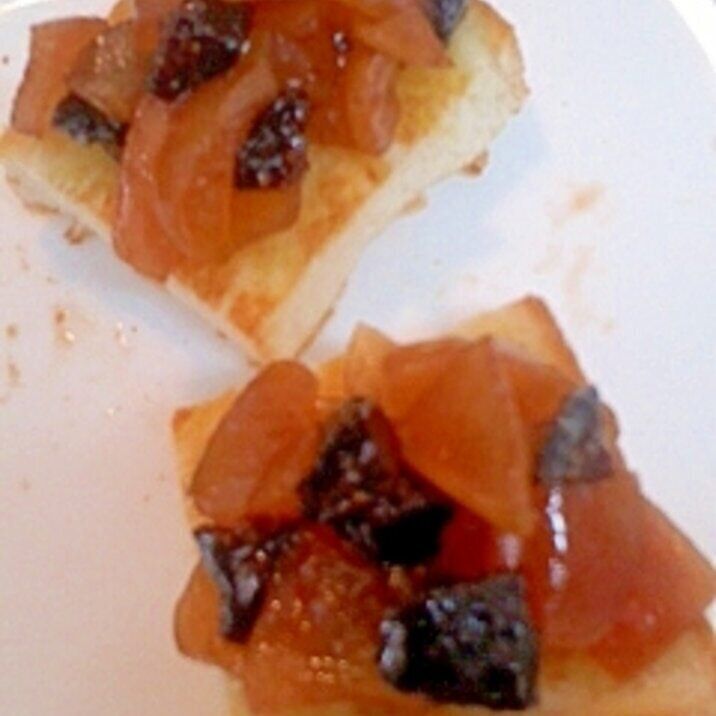 りんごとイチジクのカナッペ レシピ・作り方