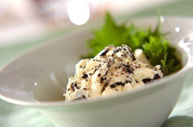 クリームチーズと昆布 和えるだけ 濃厚なおいしさ