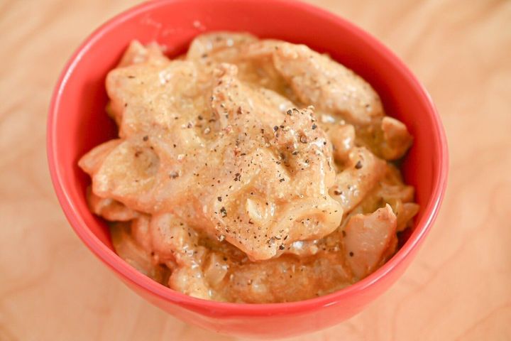 ケバブのクリーム煮