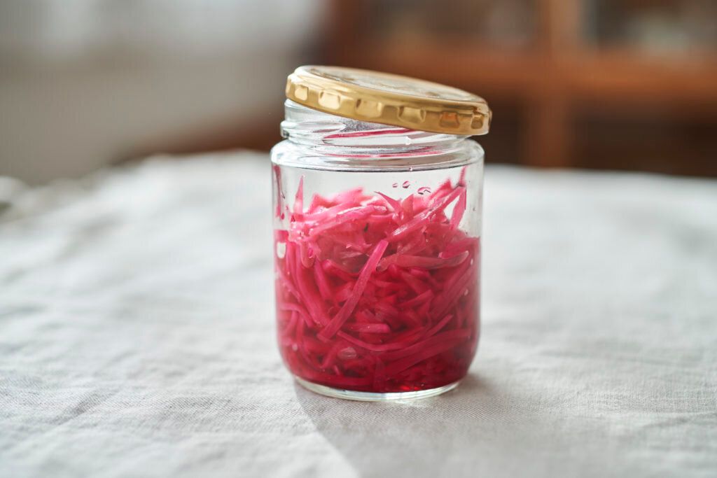 新生姜で自家製紅しょうが(紅生姜)