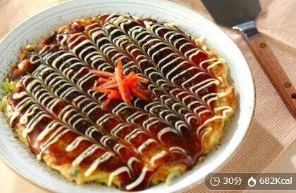 ふわふわ簡単基本のお好み焼き（豚玉） 長芋とキャベツたっぷり