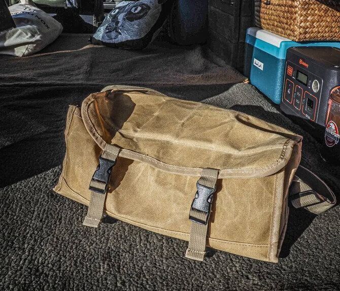 【ワークマン】いいのあるやん！パラフィン帆布スクエアショルダー