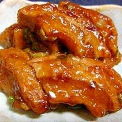 まるで豚バラ肉★車麩の角煮風