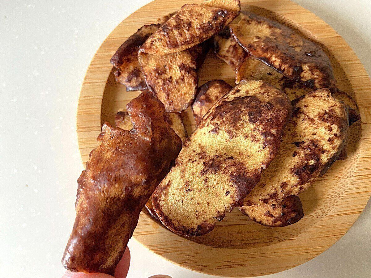 たっぷりコーティングされているものも