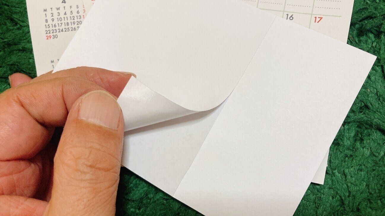 スケジュール手帳のDIYグッズ「カレンダーシール」