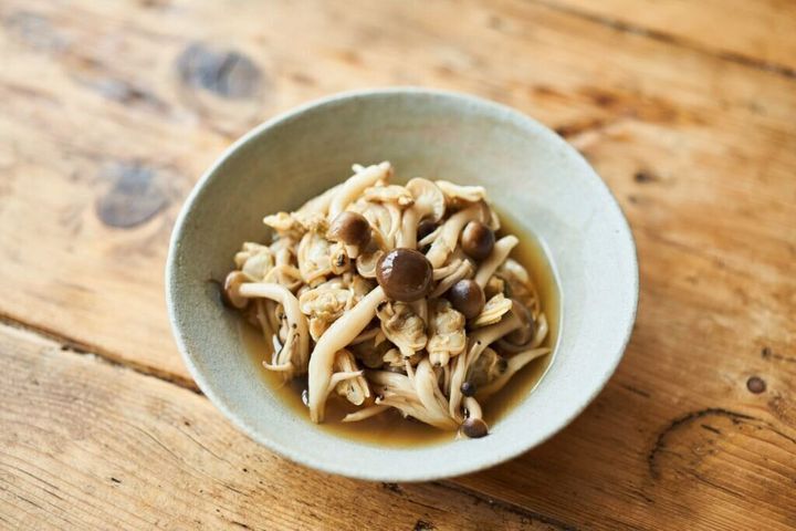 きのことあさりのさっと煮