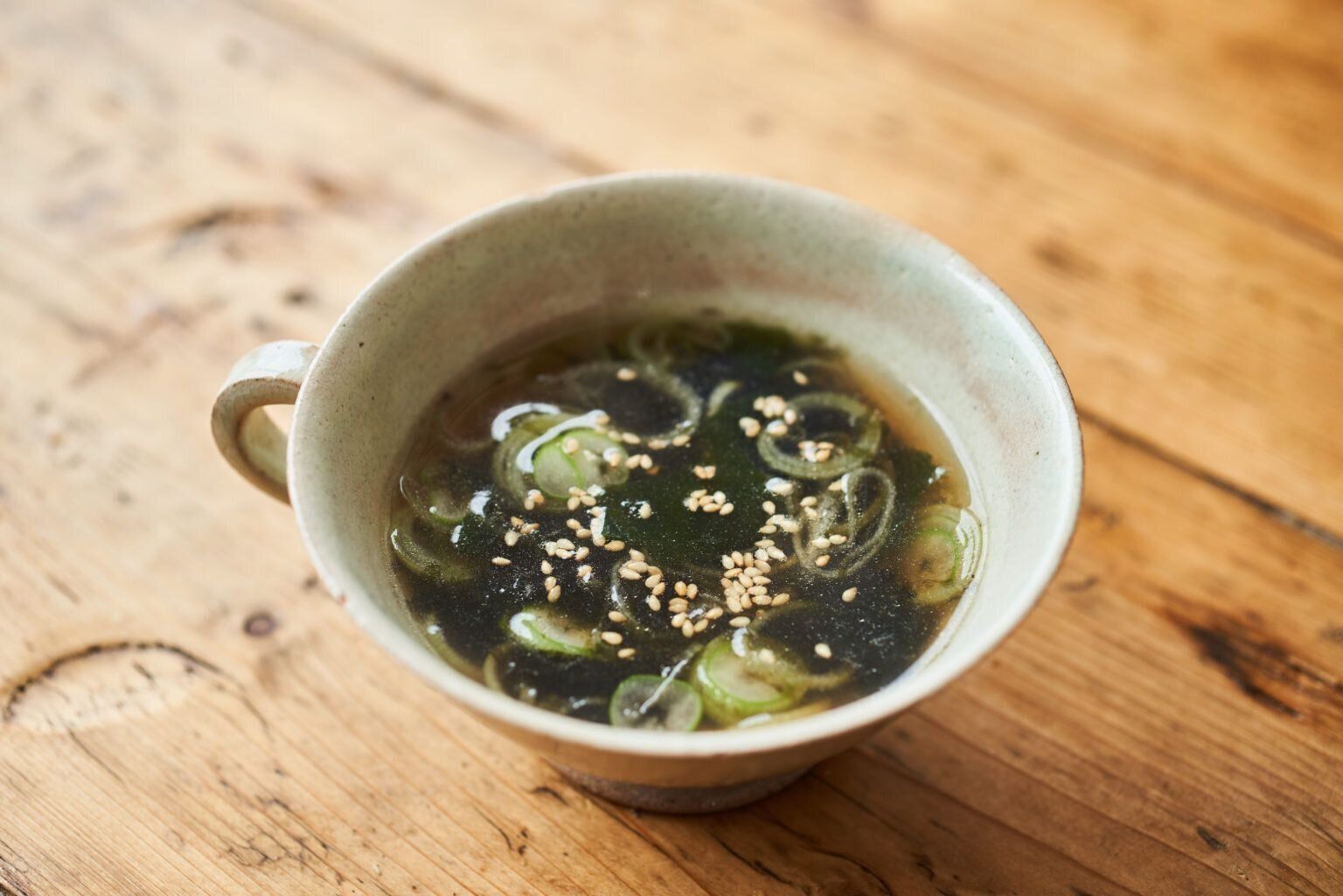 わかめと海苔のスープ