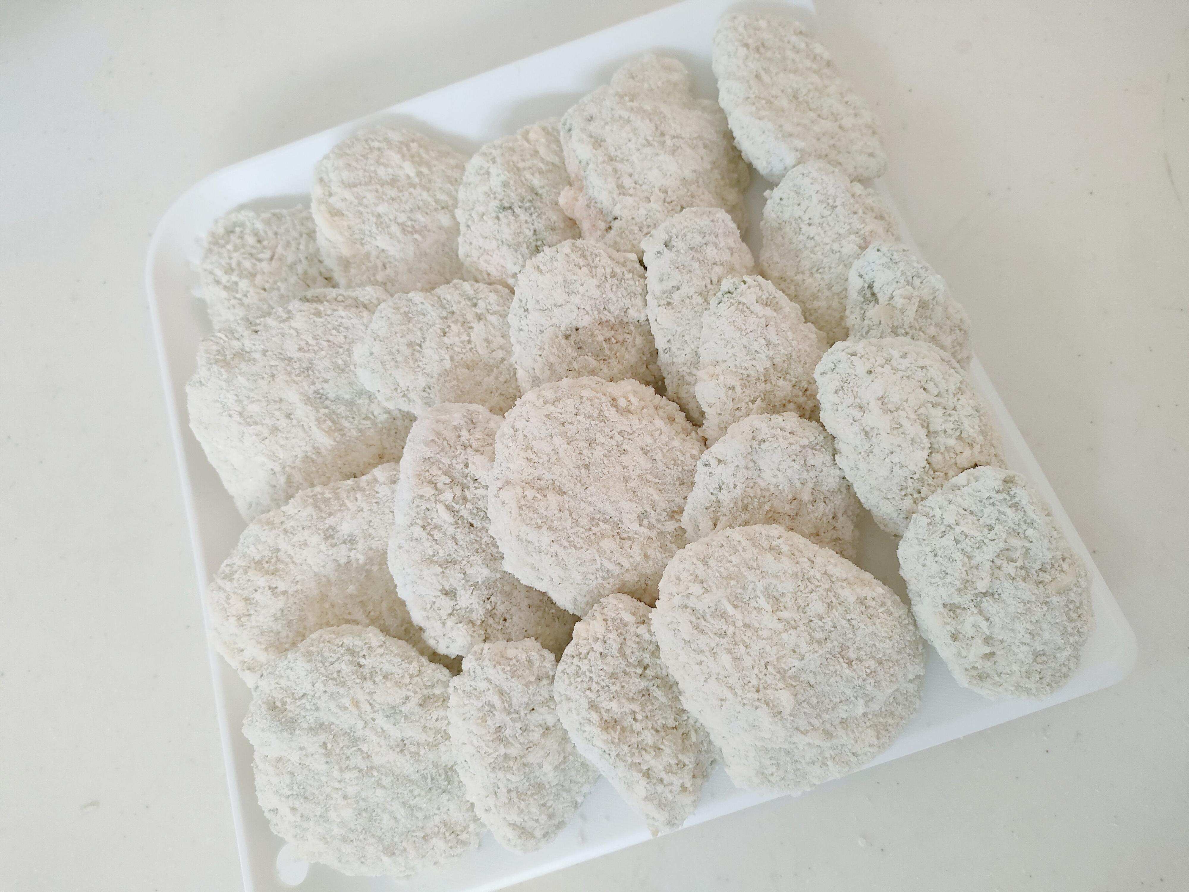 のり塩カツの揚げる前