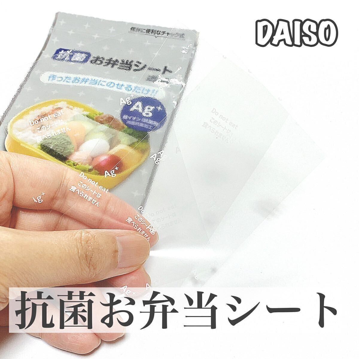 【ダイソー】食中毒の流行る季節はお弁当シートも必須アイテム