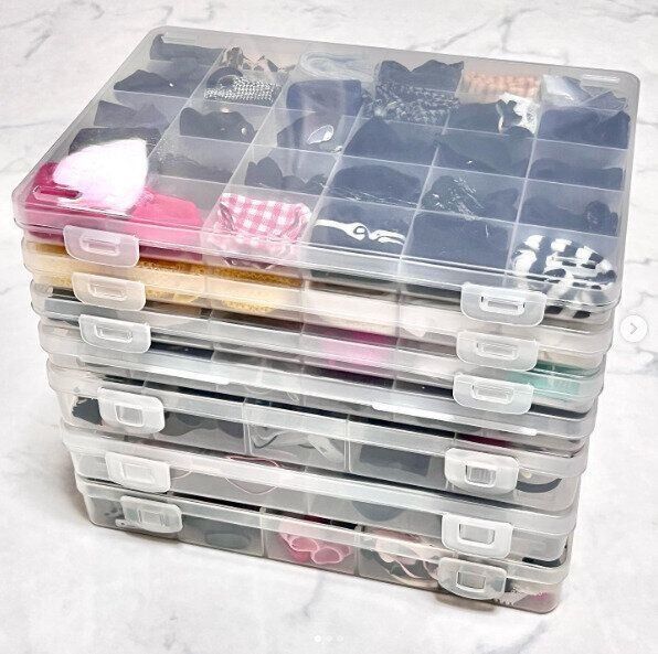 ダイソーのSHIKIRIシリーズに小物を収納！