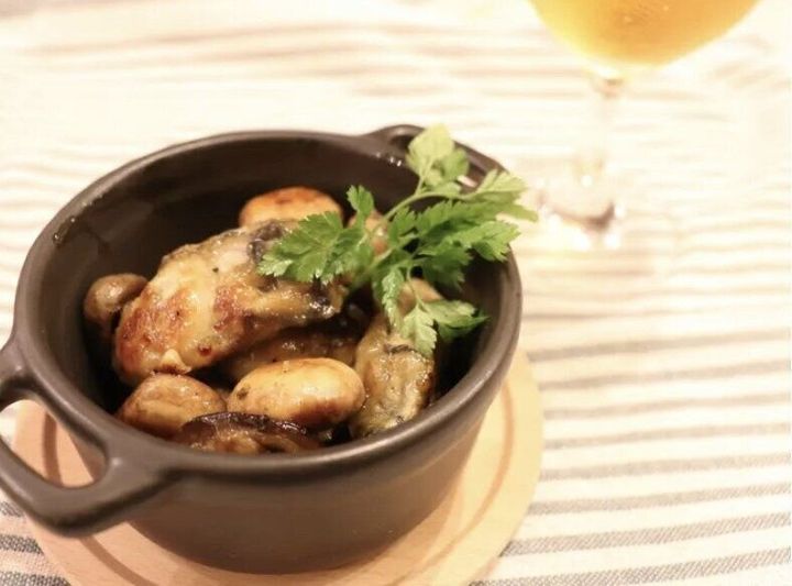 【10分クッキング】牡蠣とマッシュルームのガーリックソテー