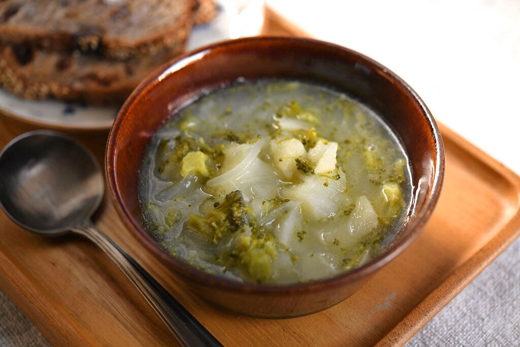 じゃがいもとブロッコリーのスープ