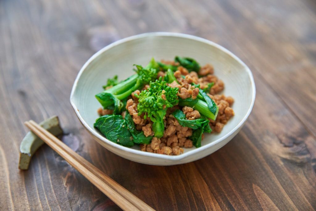 しょうゆ麹の大豆そぼろ