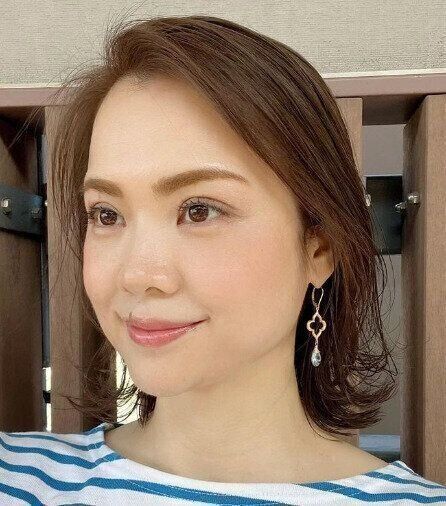 気になる白髪が目立ちにくくなる！ハイライトを入れた外ハネボブ