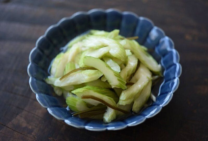 セロリの漬け物