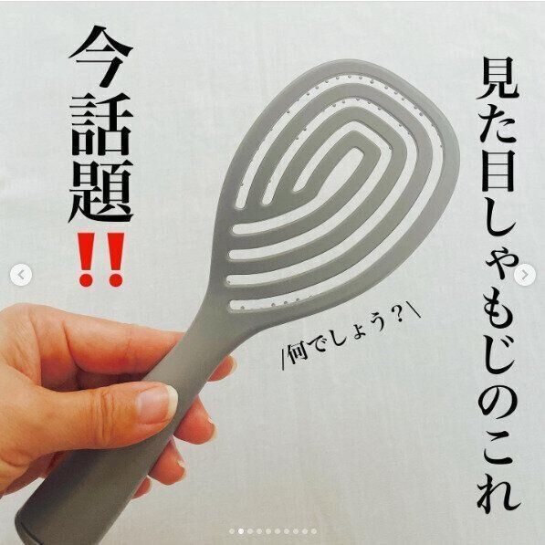 【ダイソー】しゃもじに見えてしゃもじじゃない！今話題のブローブラシ