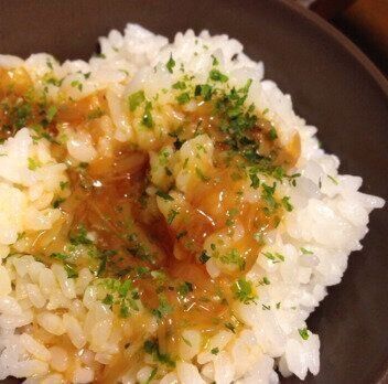 【なめ茸】なめたけ卵かけご飯