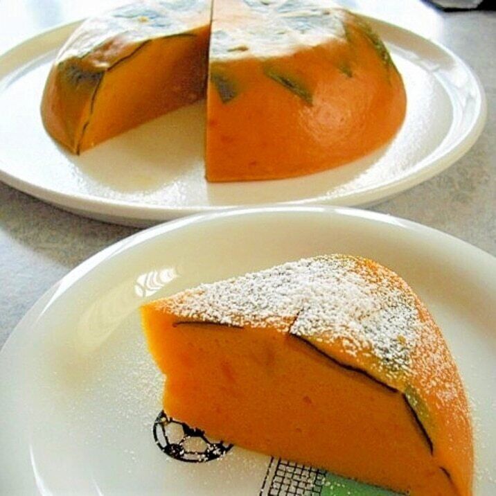 濃厚かぼちゃプリンケーキ　炊飯器で簡単に！レシピ