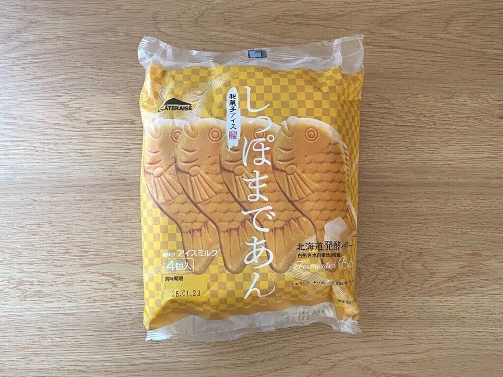 和菓子アイス たい焼き最中バニラしっぽまであん