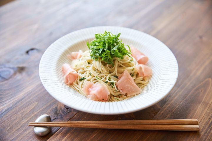 【アレンジそうめん】冷製そうめん しそベーゼ