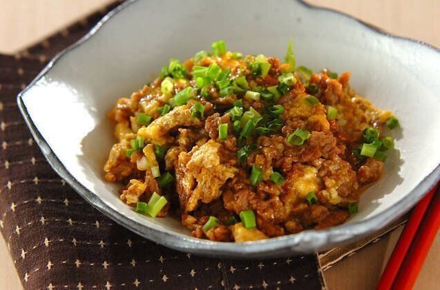 時短！絶品！豚ひき肉の卵炒め