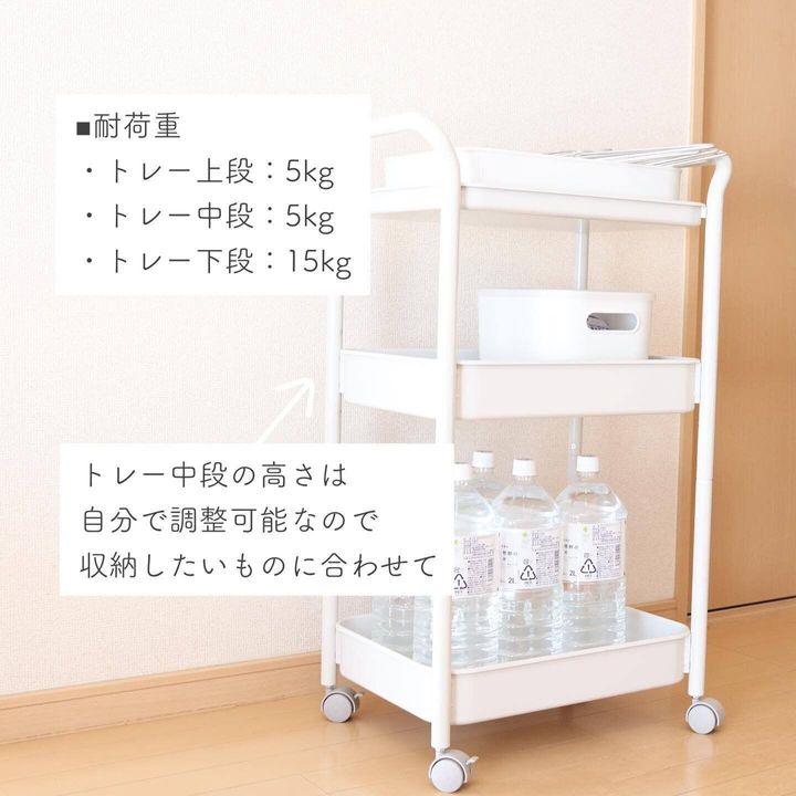 さまざまな場所で役立つ!「スチールパイプワゴンラック」