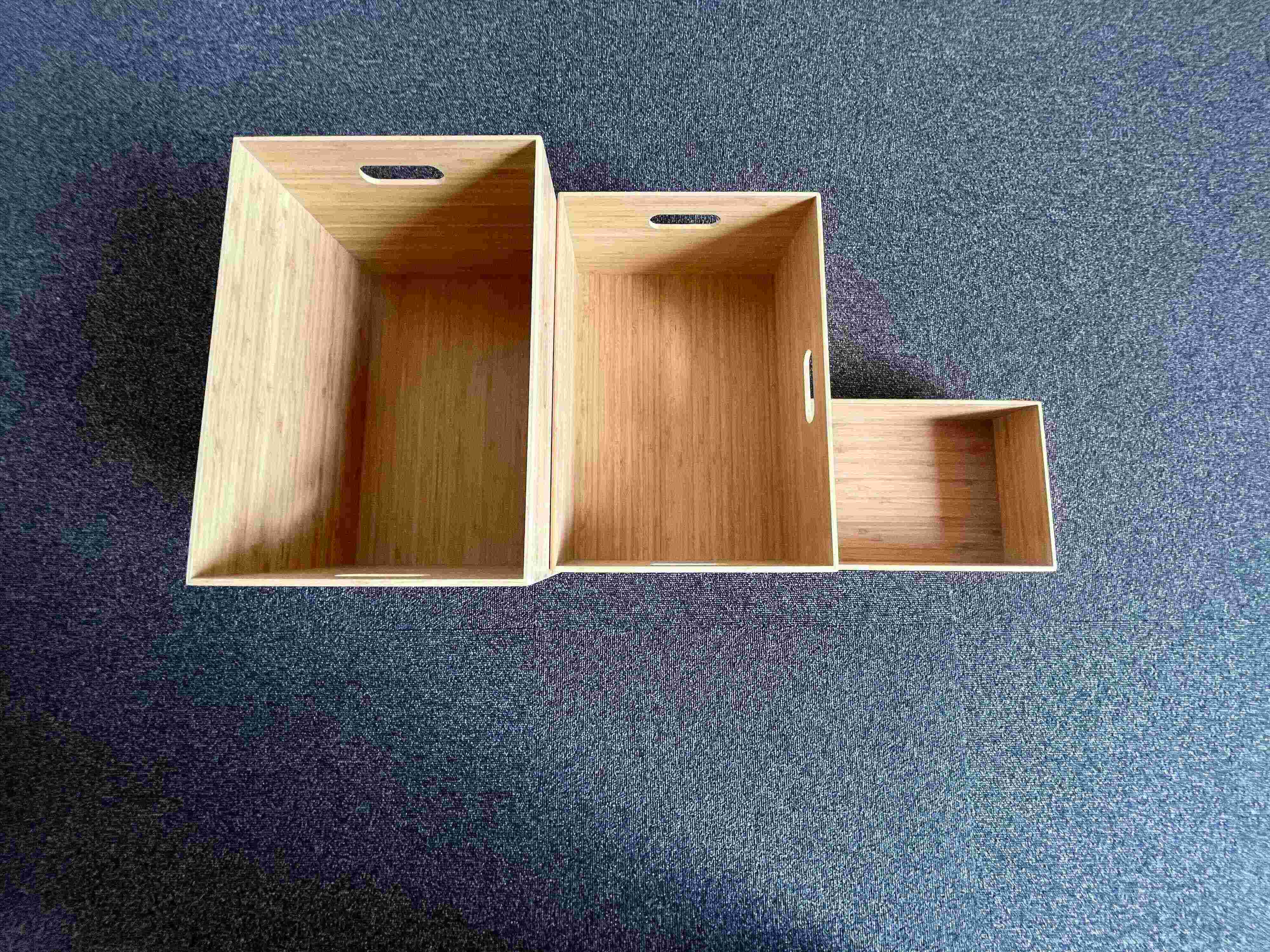 環境に配慮し、経年劣化も楽しめる「竹材ボックス」シリーズ