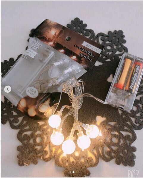 【セリア】コスパ抜群！かわいいケーブルライトがたったの110円