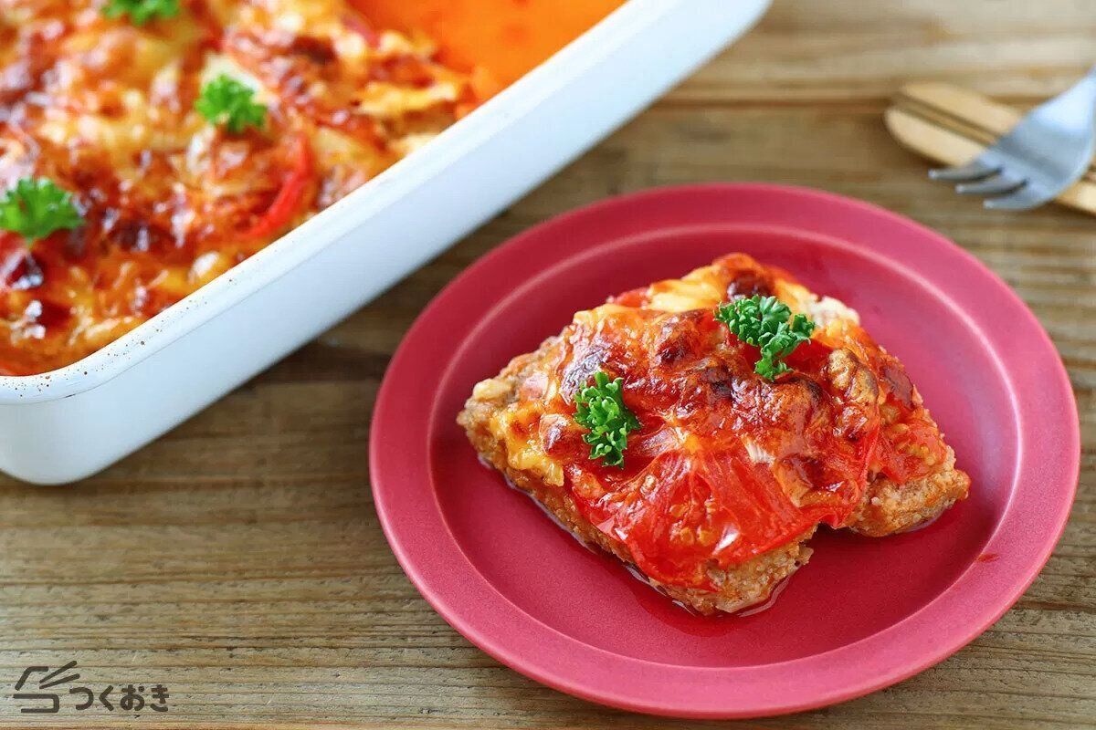 スコップトマトチーズハンバーグ