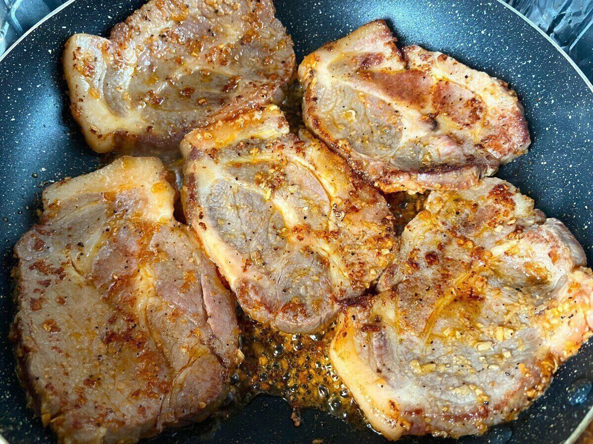 フライパンで焼く