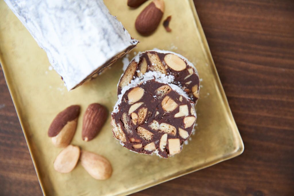 赤ワインに合う、スパイスチョコレートサラミ