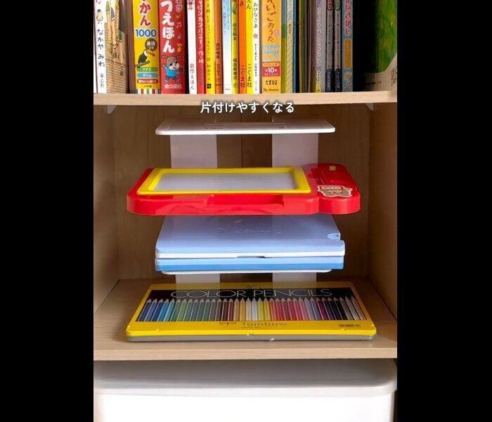 【ダイソー】じゃない使い方がたくさん！ブックエンド