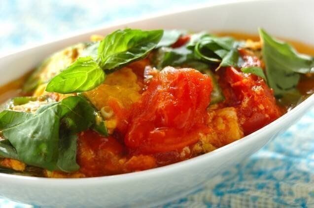 オクラとトマトの炒め煮