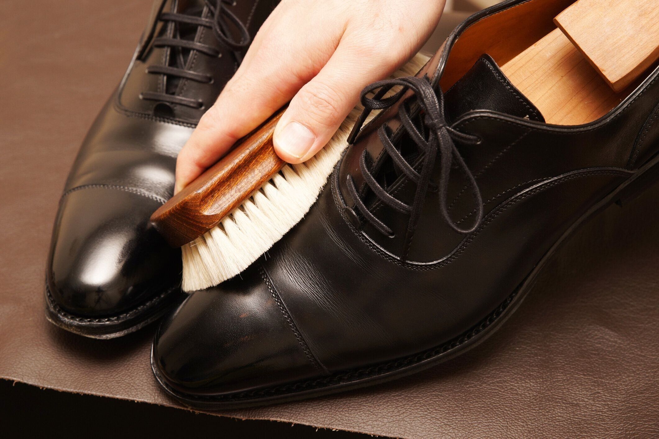 ブラッシングシューズ