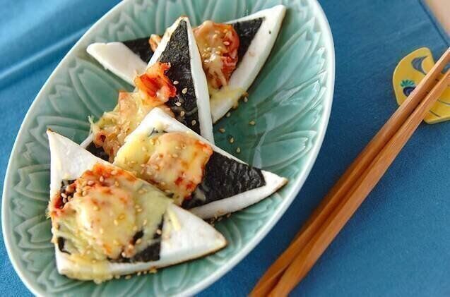 ハンペンのキムチーズ焼き